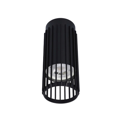 Cylindrical Slatted Flush Mount Light – TekLed