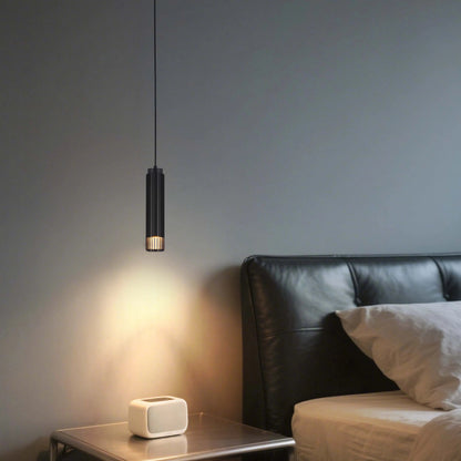 Cylindrical Slatted Pendant & Flush Mount Lights