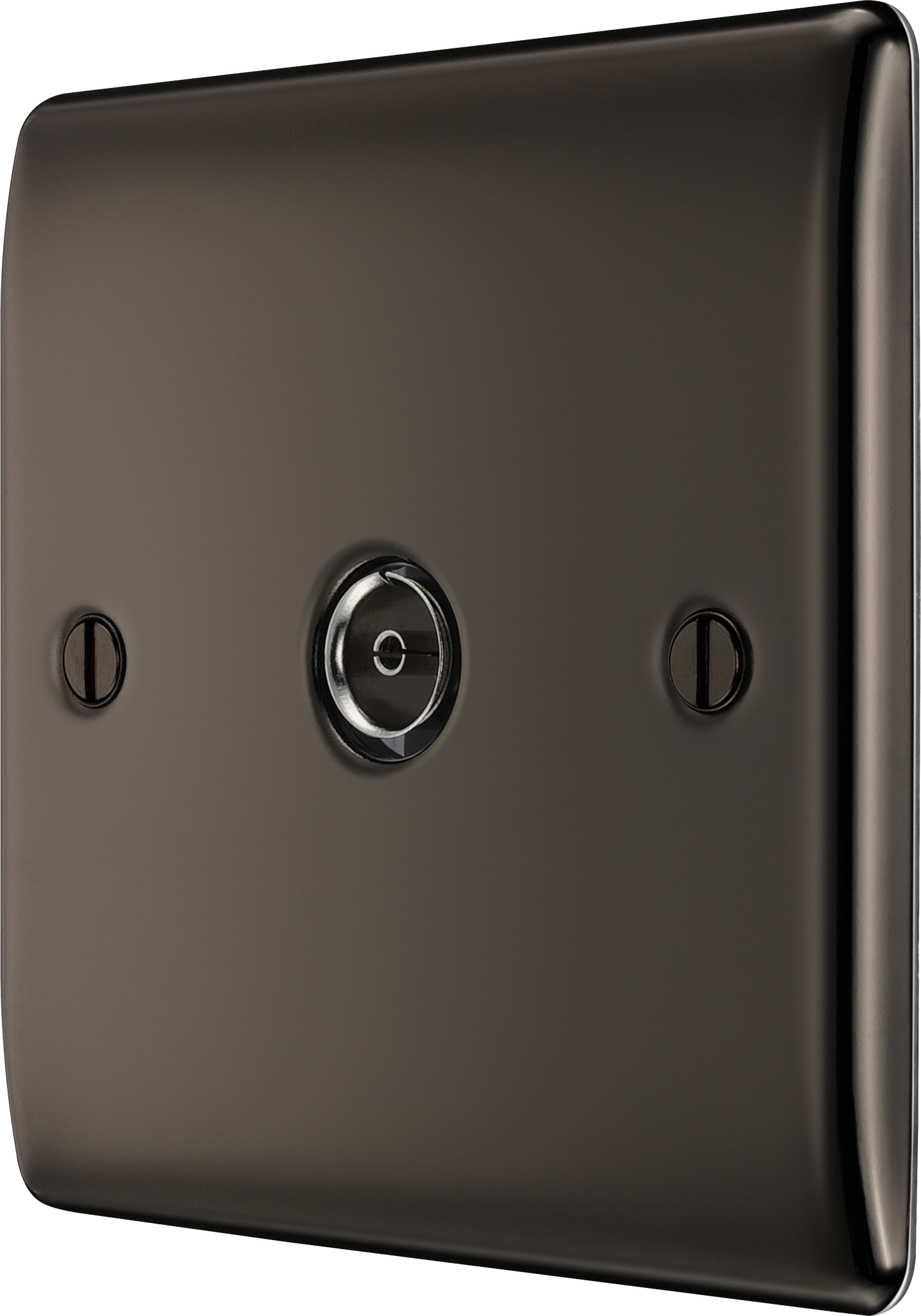 BG Nexus Metal Black Nickel Co-Axial & Satellite Socket