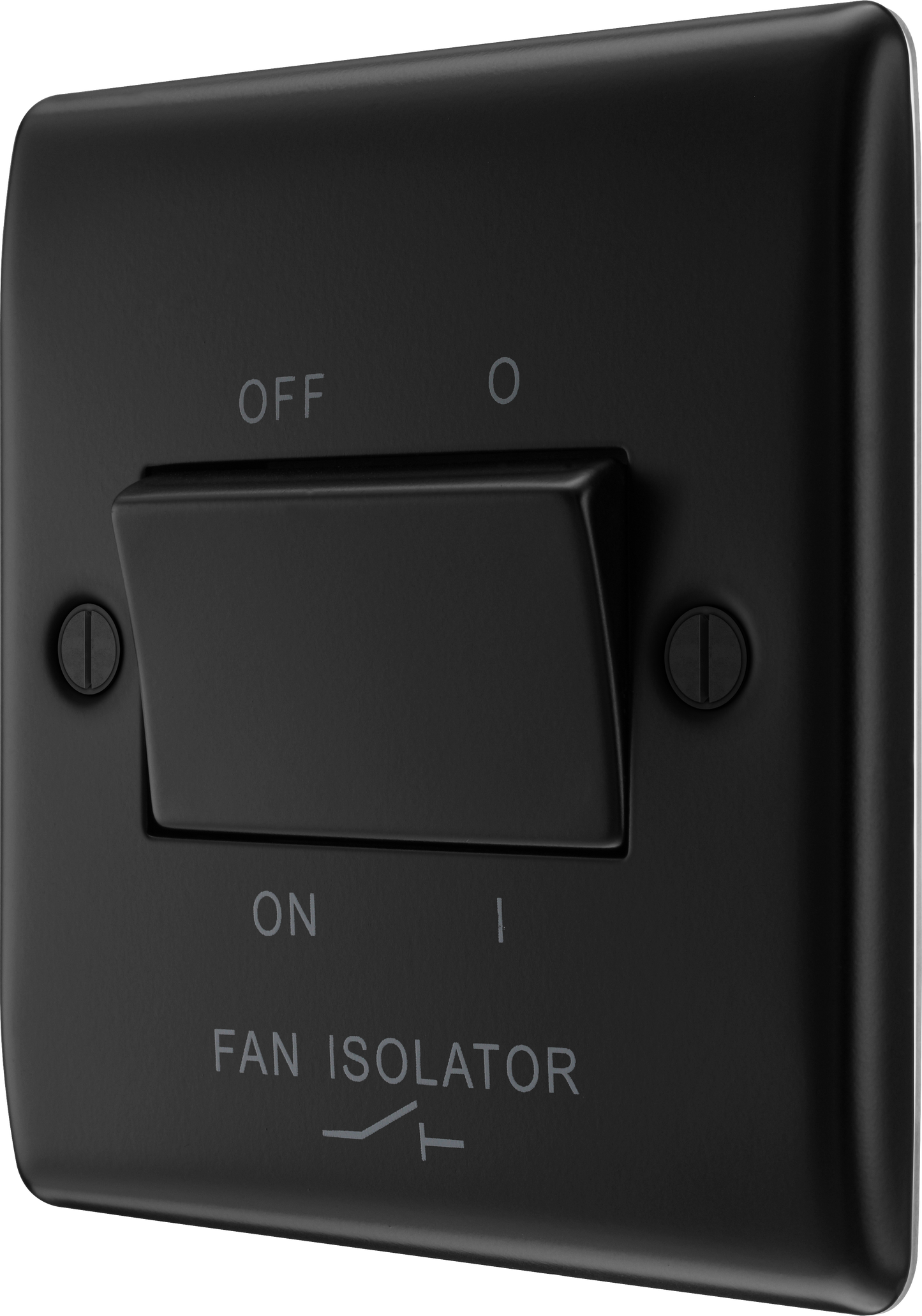 BG Nexus Metal Matt Black Fan Isolator