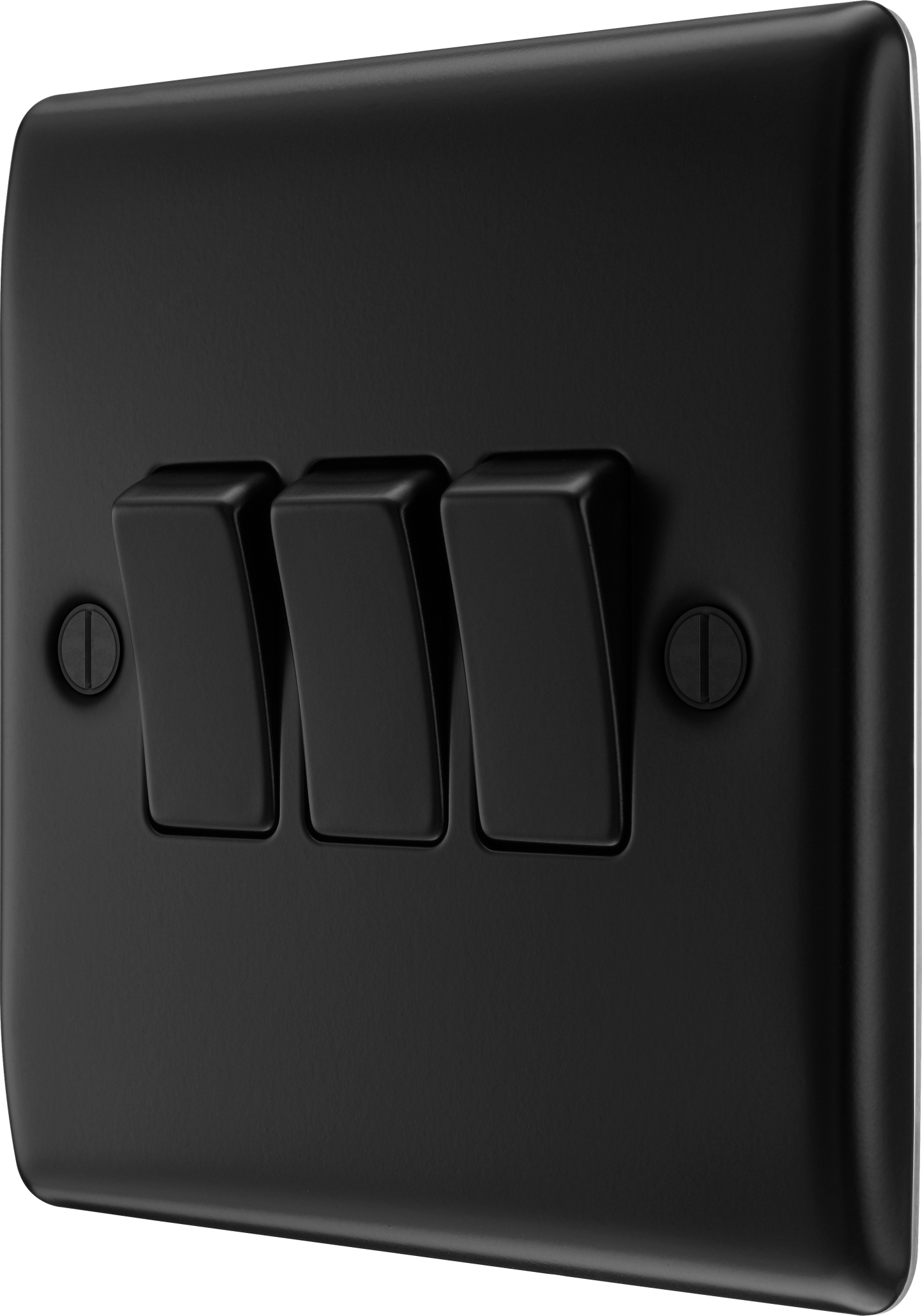 BG Nexus Metal Matt Black 16Ax Light Switch