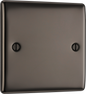BG Nexus Metal Black Nickel Blank Plate
