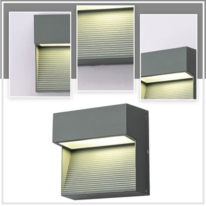 LED Diecast Aluminium Stair and Wall Light 5W IP54 Grey