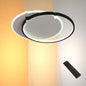 Dual-Ring LED Ceiling Light, CCT Tunable Dimmable with Remote, Flush Mount
