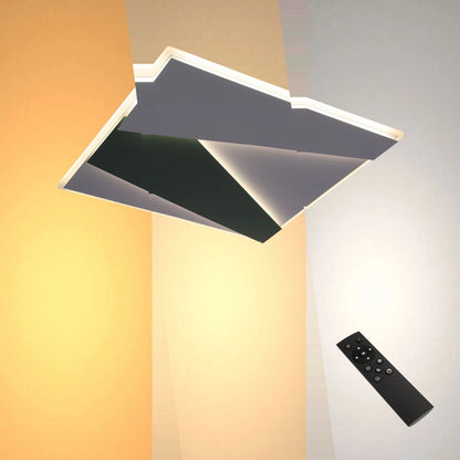 Layered LED Ceiling Light with Hidden Lighting, Flush Mount