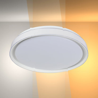 Modern Flush Mount Ceiling Light with Triple Light Diffusion