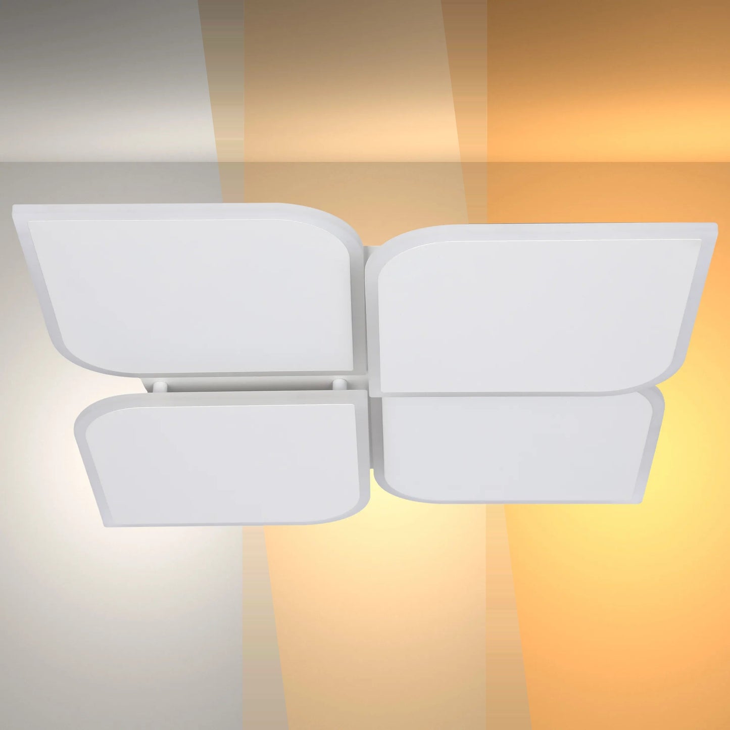 White LED Flush Mount Ceiling Light (Flower, Moon & Stars Designs)