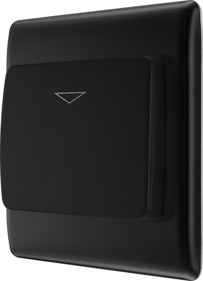 BG Nexus Metal Matt Black Hotel Key Card Switch