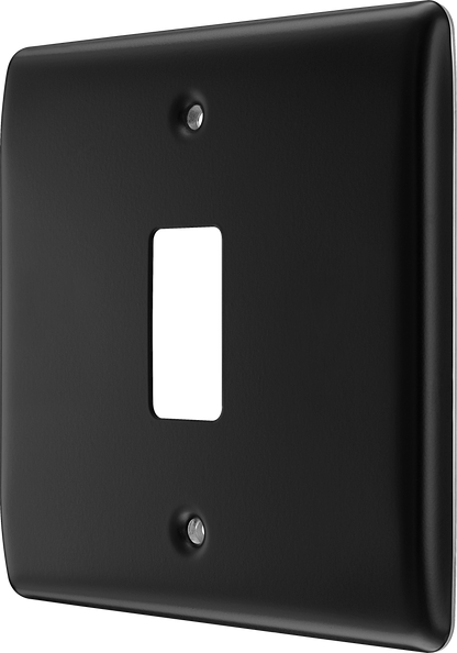 BG Nexus Metal Matt Black Grid Front Plate