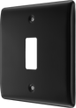 BG Nexus Metal Matt Black Grid Front Plate