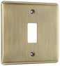 BG Nexus Metal Antique Brass Grid Front Plates