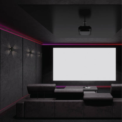 Black Compass 4 Way Outdoor Modern LED Wall Light