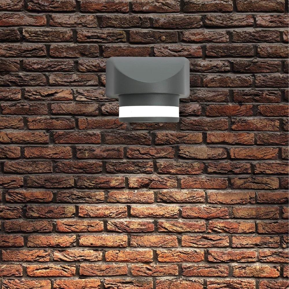 LED Diecast Aluminium One Direction Wall Lamp 7W 14W 4000K Cool White IP54 Grey