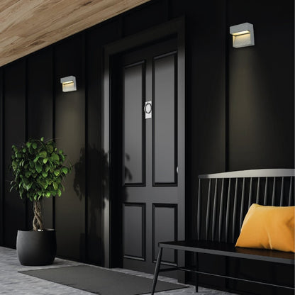 LED Diecast Aluminium Stair and Wall Light 5W IP54 Grey