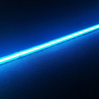 Ice Blue COB LED Strip Light - 24V, 528 LEDs/m, 14W/m