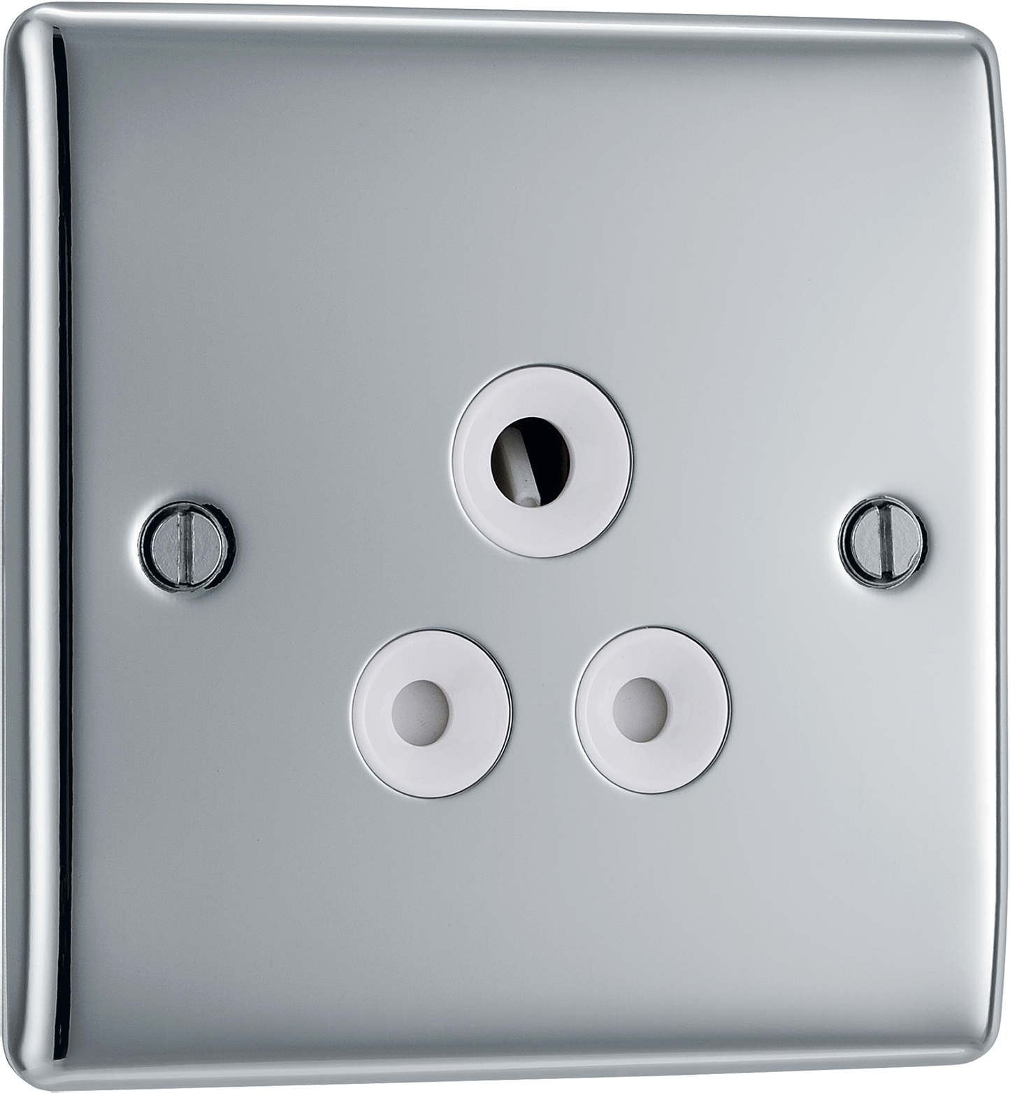 BG Nexus Metal Polished Chrome Round Pin Socket