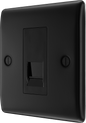BG Nexus Metal Matt Black Telephone & Data Outlet
