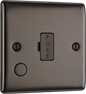 BG Nexus Metal Black Nickel Fused Connection Unit