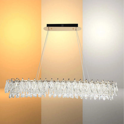 Gold Crystal Chandelier – Round and Oval