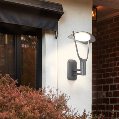 Grey Modern Outdoor Wall Light IP65