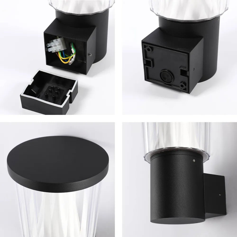 HaloGlow LED Wall Lantern – Warm White 12W