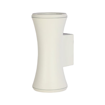 Hourglass Up Down Aluminium Outdoor Wall Light GU10