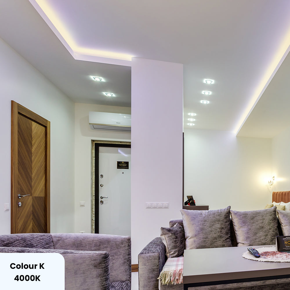 24V COB LED Strip Lights with 480 LEDs/M, 12W/M, 1020lm/M, CRI 90-92, 4000K, IP65