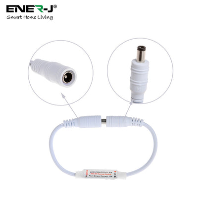 RF Mini Dimming Controller with 11 Key Remote for Single Colour 12V/24V LED Strip Lights