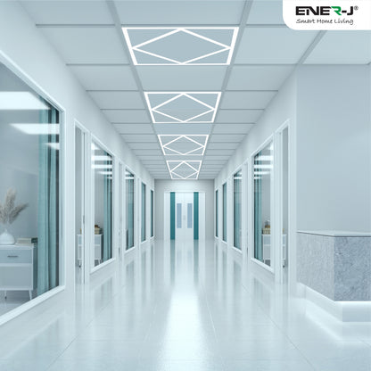 Double Square LED Panel 595x595mm 40W Daylight/Blue