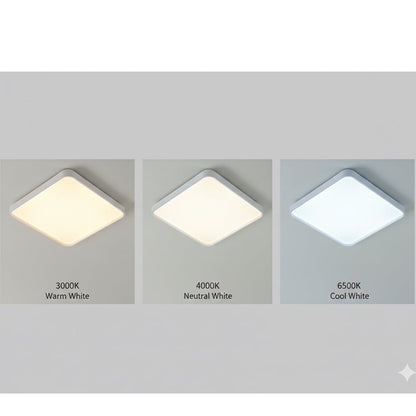 24W Scenic LED Ceiling Light, Square 380mm, CCT RGBIC