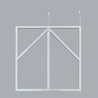 60x60cm LED Frame Panel Light, Blue Arrow Design, 40W 4000LM, 6000K