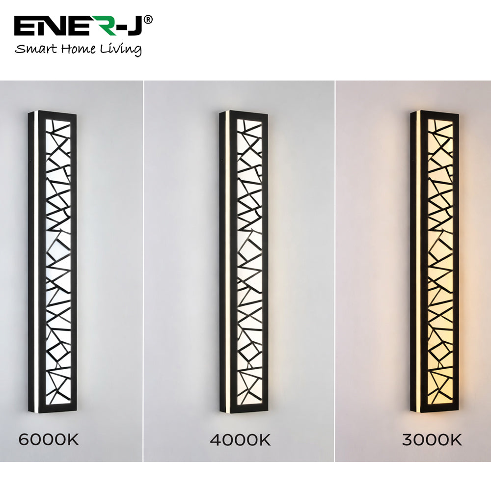 Ener-J Geometrical Acyralic Wall Lights with remote, Size L1000*W110, 48W with CCT & Dimming