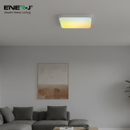 80W RGBIC Square Sky Ceiling Light, 500mm, White