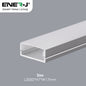 17mm x 7mm Aluminium LED Profile with PC Cover - 2m Kit (1mm Thickness)