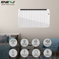 Smart Electric Radiator Heater 2000W WiFi App Control White Wall Mounted or Freestanding