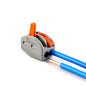 2 Way Lever Connector (100pc pack) - 2-Way Spring Terminal Block Reusable Electric Cable Wire Connector 100 Pcs
