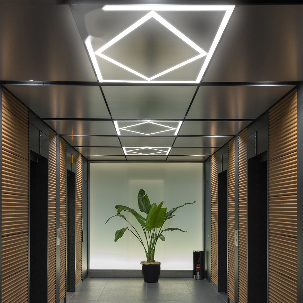 Double Square LED Ceiling Panel 60x60cms