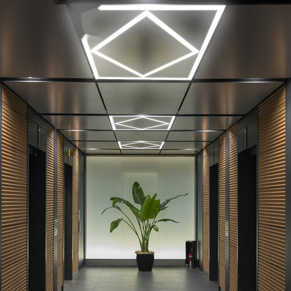 Double Square LED Ceiling Panel 60x60cms