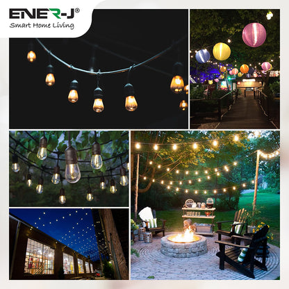 Ener-J LED Filament Bulb String Light Kit (inc 15x2W Filament LED Lamps)