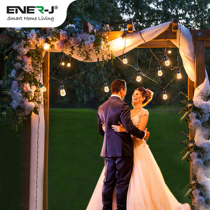 Ener-J LED Filament Bulb String Light Kit (inc 15x2W Filament LED Lamps)