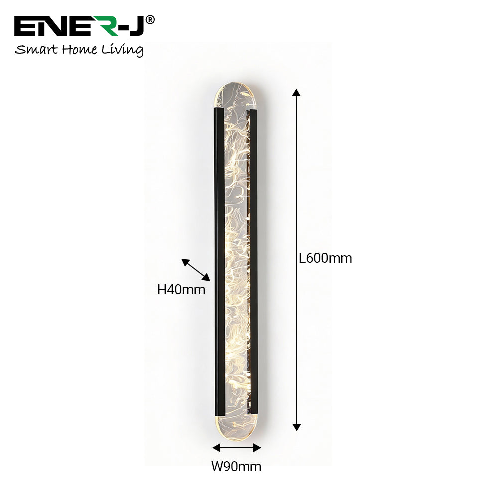 Ener-J Designer Acyralic Wall Lights with remote, Size L600*W90, 16W with CCT & Dimming