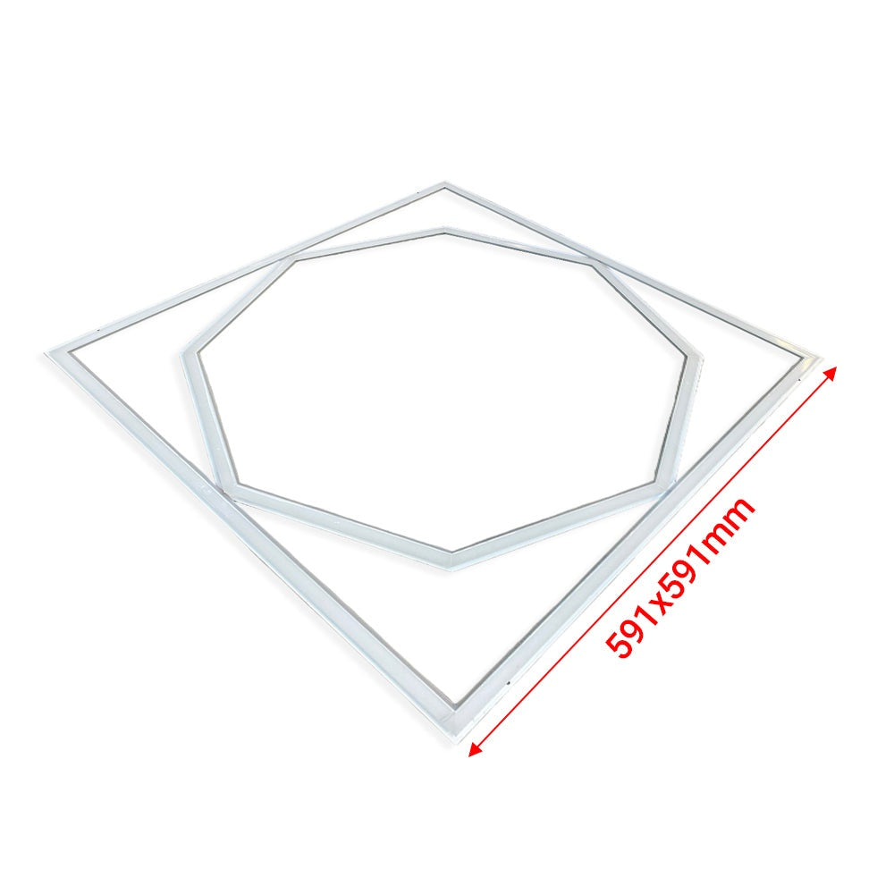 60x60cm LED Frame Panel Light, Hexagon Design, 40W 4000LM, 6000K