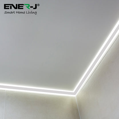 Gypsum LED Cove Light 45 Degree Corner Aluminum Profile, 1 Meter