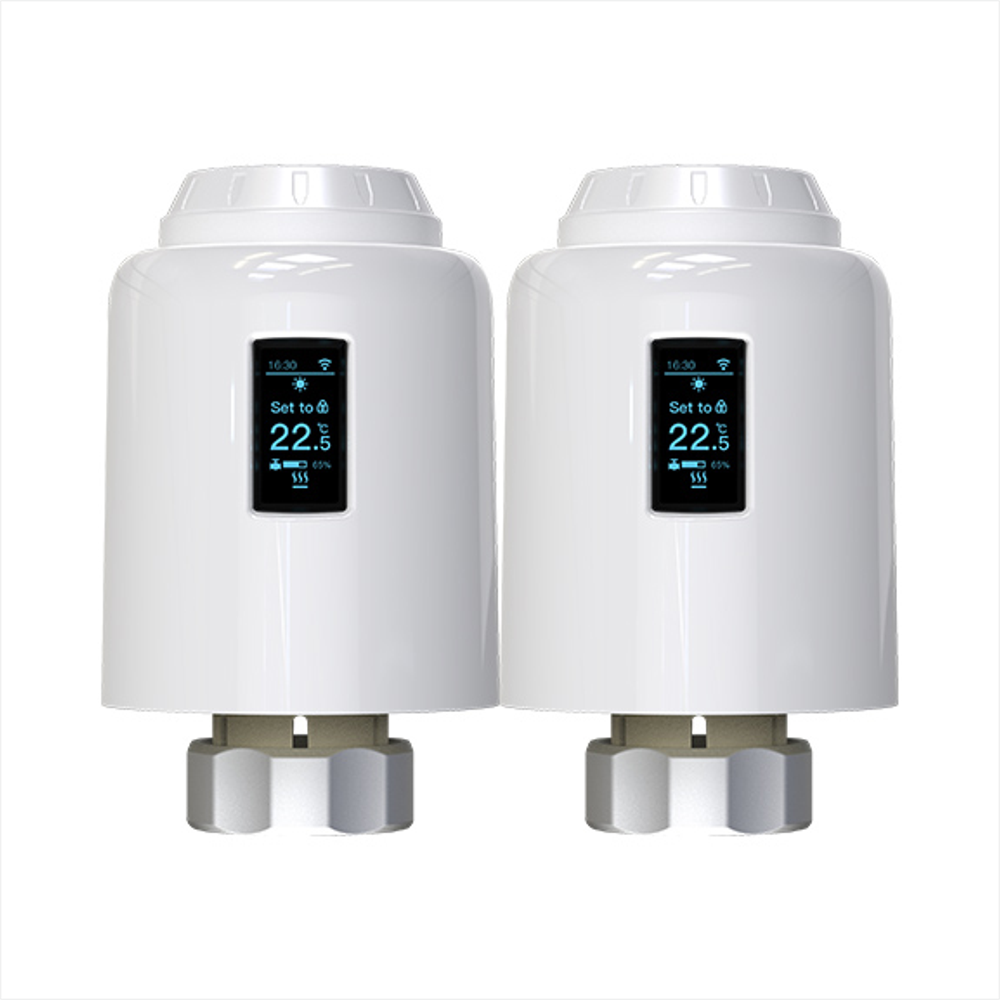 Wi-Fi Smart Thermostatic Radiator Valve with Screen