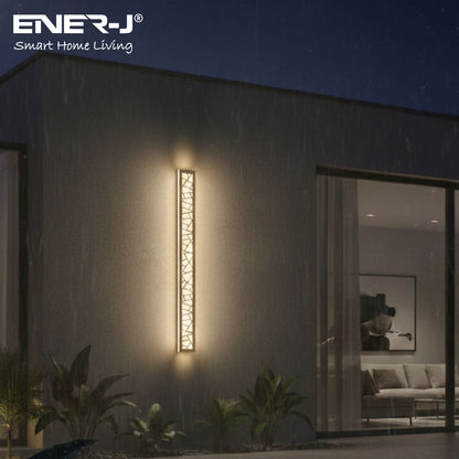 Ener-J Geometrical Acyralic Wall Lights with remote, Size L1000*W110, 48W with CCT & Dimming