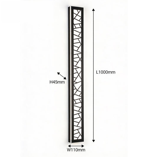 Geometrical Acyralic Wall Lights with remote, Size L1000*W110, 48W with CCT & Dimming – Ener-J