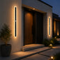 Ener-J PIR Sensor Outdoor LED Wall Light Motion Sensor Black IP65 18W Warm White 1000mm