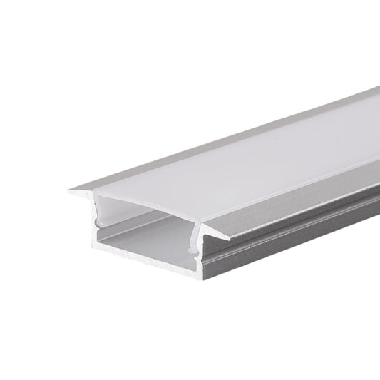 25mm x 7mm LED Aluminum Channel Profile with PC Diffuser - Complete 2m Kit (1mm Thickness) – Ener-J