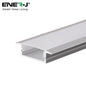 25mm x 7mm LED Aluminum Channel Profile with PC Diffuser - Complete 2m Kit (1mm Thickness)