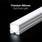 30 Meters 24V Silicon Neon Strip, Size: 10x10mm, IP65. Includes 30pcs Clips & 5 connector cable, White